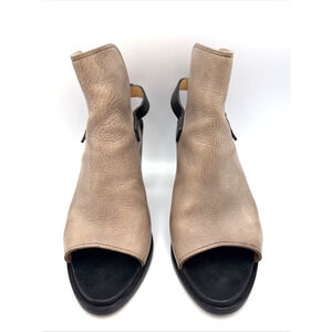Rag & Bone Wyatt Women Heel Open Toe‎ Slingback Strap Sandals Leather Sz 9
